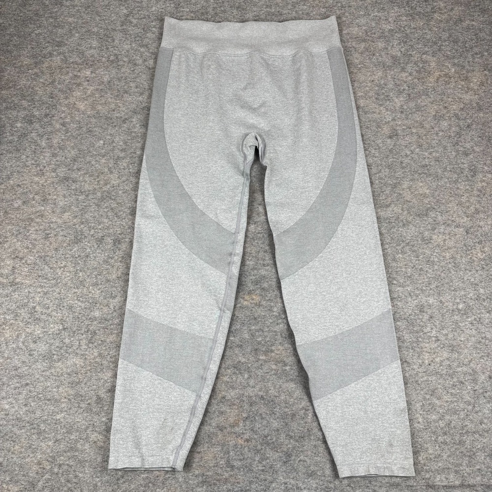 PINK Active Seamless Leggings 27" Gray Womens XXL 2XL *